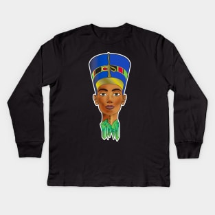 Nefertiti Kids Long Sleeve T-Shirt